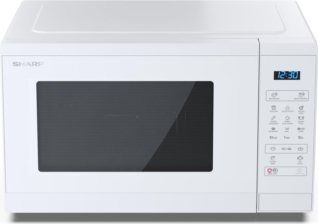 Купить Sharp YC-MG252AE-C Mikrowelle Arbeitsplatte Grill-Mikrowelle 25 l 900 W Weiß (YC-MG252AE-C) в магазине wardena.ru
