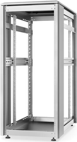 Купить DIGITUS Professional Unique - Schrank offener Rahmen - 4 Pfosten - Hellgrau, RAL 7035 - 26U - 48,3 cm (19") (DN-31100) в магазине wardena.ru