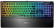 Купить SteelSeries Apex 3 - Tastatur - mit Multimedia-Rad - Hintergrundbeleuchtung - USB - Deutsch - Tastenschalter: Whisper Quiet Gaming Switch (64797) в магазине wardena.ru