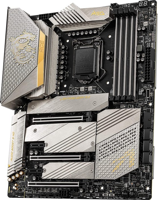 Купить MSI MEG Z590 ACE - Gold Edition - Motherboard - ATX - LGA1200-Sockel - Z590 Chipsatz - USB-C Gen2, USB 3.2 Gen 1, USB 3.2 Gen 2 - 2.5 Gigabit LAN, Wi-Fi, Bluetooth - Onboard-Grafik (CPU erforderlich) - HD Audio (8-Kanal) (7D04-002R) в магазине wardena.ru