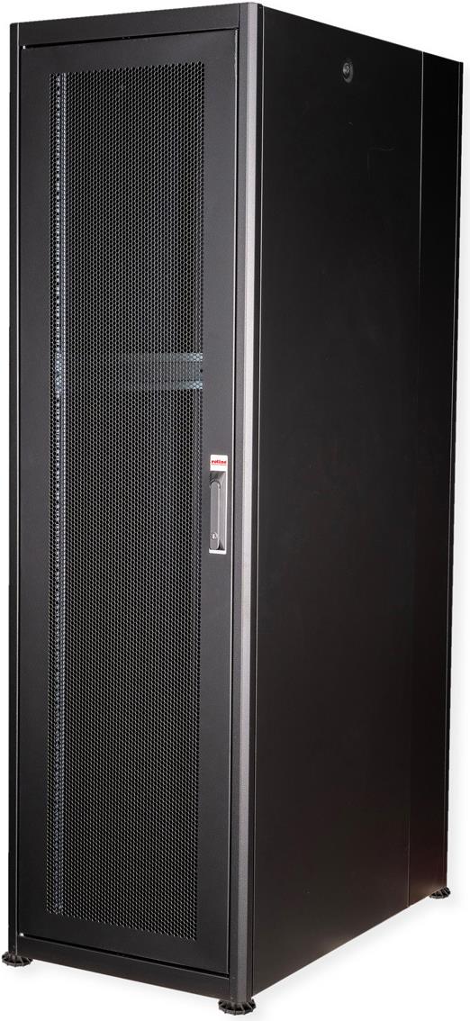 Купить Roline Basic - Schrank Netzwerkschrank - perforierte Tür - Jet Black, RAL 9005 - 42HE - 48.3 cm (19") (26.21.0210) в магазине wardena.ru