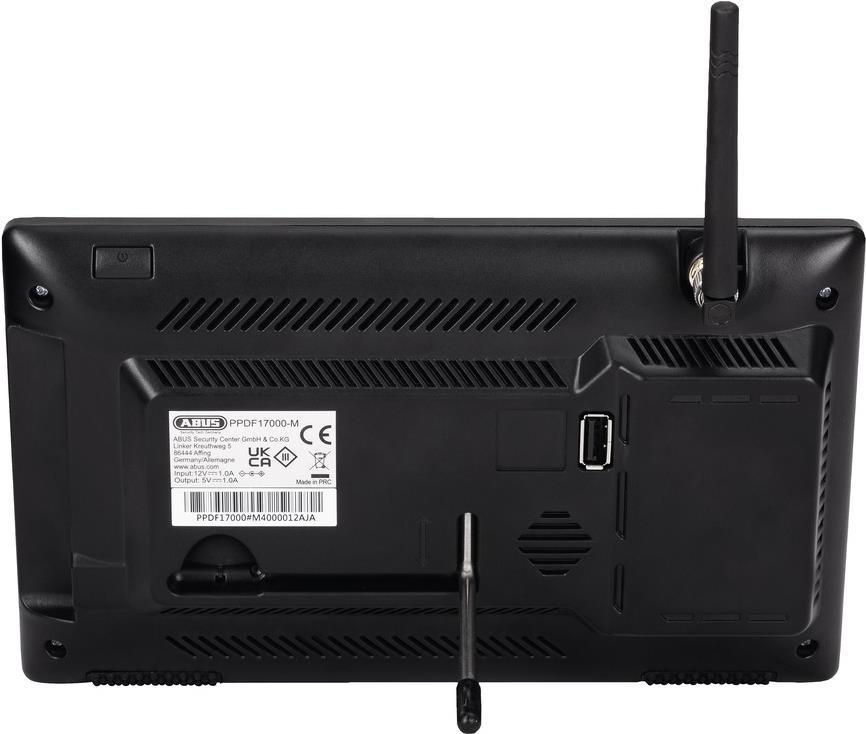 Купить ABUS EasyLook BasicSet - Monitor + Kamera(s) - Wechselstrom betrieben - 17,8 cm (7") LCD Monitor - 1 Kamera(s) - CMOS - Schwarz (PPDF17000) в магазине wardena.ru
