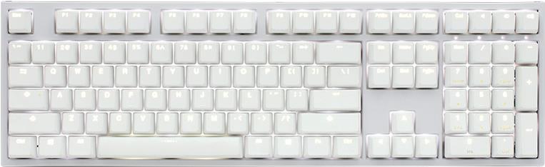 Купить Ducky One 2 White Edition PBT Gaming Tastatur, MX-Brown, weiße LED - weiß (DKON1808S-BDEPDWZW1) в магазине wardena.ru