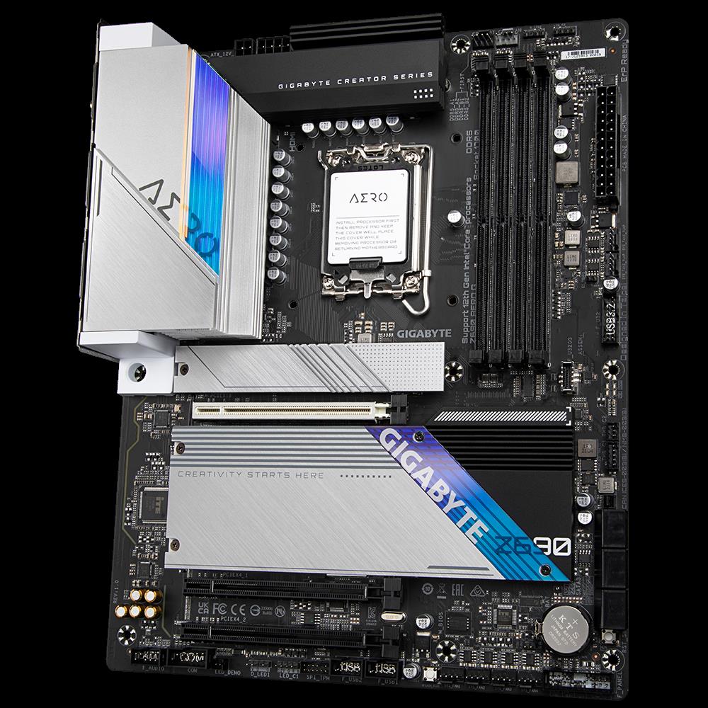 Купить Gigabyte Z690 AERO G Motherboard Intel Z690 Express LGA 1700 ATX (Z690 AERO G) в магазине wardena.ru