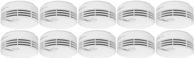 Купить Hekatron Rauchwarnmelder 10er Set inkl. 10 Jahres-Batterie batteriebetrieben (4260432550092) в магазине wardena.ru