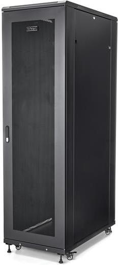 Купить StarTech.com 42U Server Rack Cabinet - 4-Post Adjustable Depth (5.9" to 36.4") IT Network Equipment Rack Enclosure with Casters - 2000lbs (RK4236BKB) - Schrank Netzwerkschrank - bodenstehend - Schwarz - 42HE - 48.3 cm (1 в магазине wardena.ru