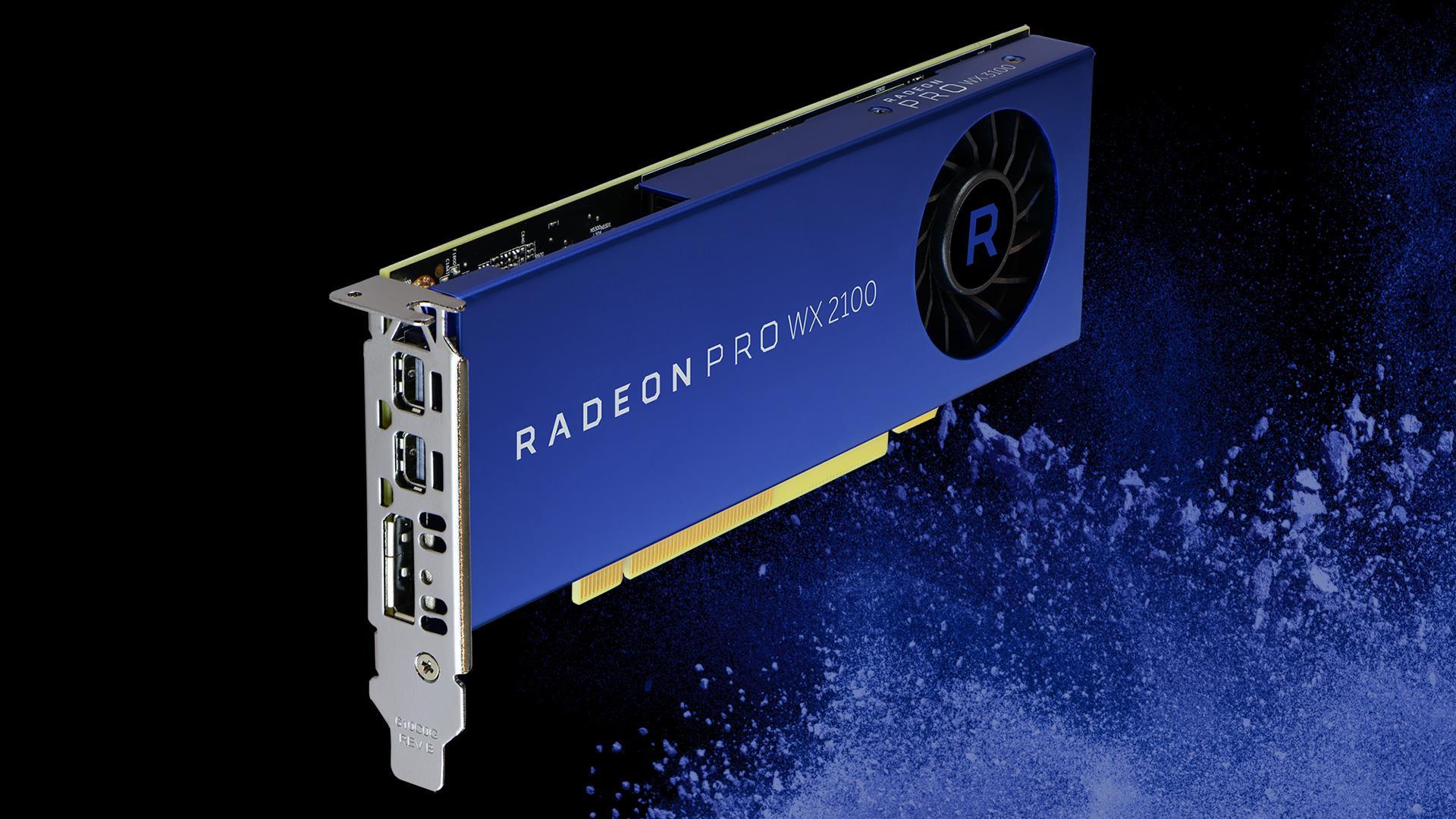 Купить AMD Radeon Pro WX 2100 - Grafikkarten - Radeon Pro WX 2100 - 2GB GDDR5 - PCIe 3.0 x16 - 2 x Mini DisplayPort, DisplayPort (100-506001) в магазине wardena.ru