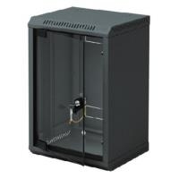Купить Triton 25,40cm (10") Wandschrank einteilig 6HE/300mm, Glastür, schwarz RAL 9005 Gehäuse zur Realisierung von Kleinprojekten, wie Hausnetzten oder Netzwerken kleinerer Firmen (SOHO) (RBA-06-AS3-BAX-C1) в магазине wardena.ru