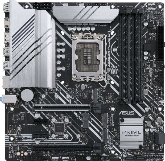 Купить ASUS PRIME Z690M-PLUS D4 - Motherboard - micro ATX - LGA1700-Sockel - Z690 Chipsatz - USB-C Gen1, USB 3,2 Gen 1, USB 3,2 Gen 2, USB-C Gen 2x2 - Gigabit LAN - Onboard-Grafik (CPU erforderlich) - HD Audio (8-Kanal) (90MB18 (90MB18Q0-M0EAY0) в магазине wardena.ru