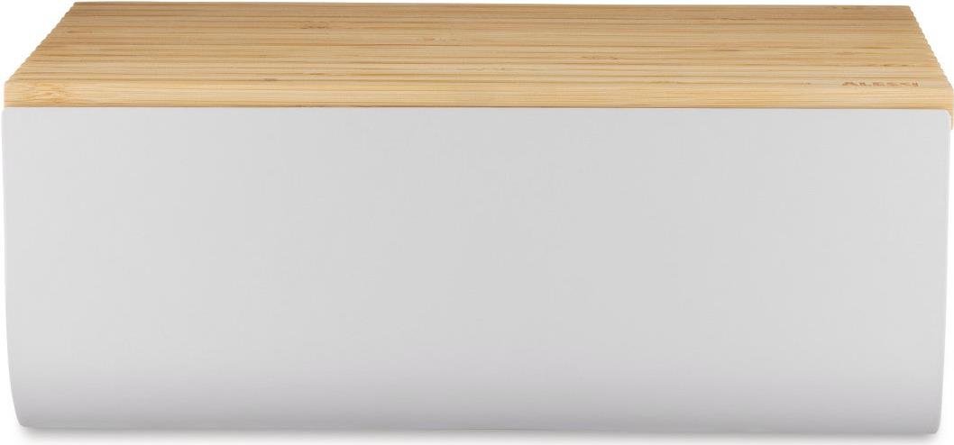 Купить Alessi BG03 WG Mattina Brotkasten, Stahl Bambusholz, Warm Grey (BG03 WG) в магазине wardena.ru