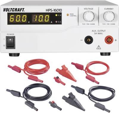 Купить Labornetzgerät, einstellbar VOLTCRAFT HPS-16010 1 - 60 V/DC 0 - 10 A 600 W Remote Anzahl Ausgänge 1 x Kalibriert nach D - 600 W (HPS-16010) в магазине wardena.ru