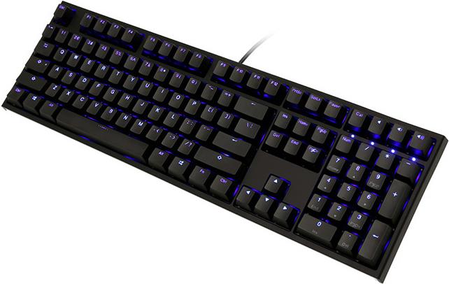 Купить Ducky One 2 Backlit PBT Gaming Tastatur, MX-Black, weiße LED - schwarz (DKON1808S-ADEPDAZW1) в магазине wardena.ru