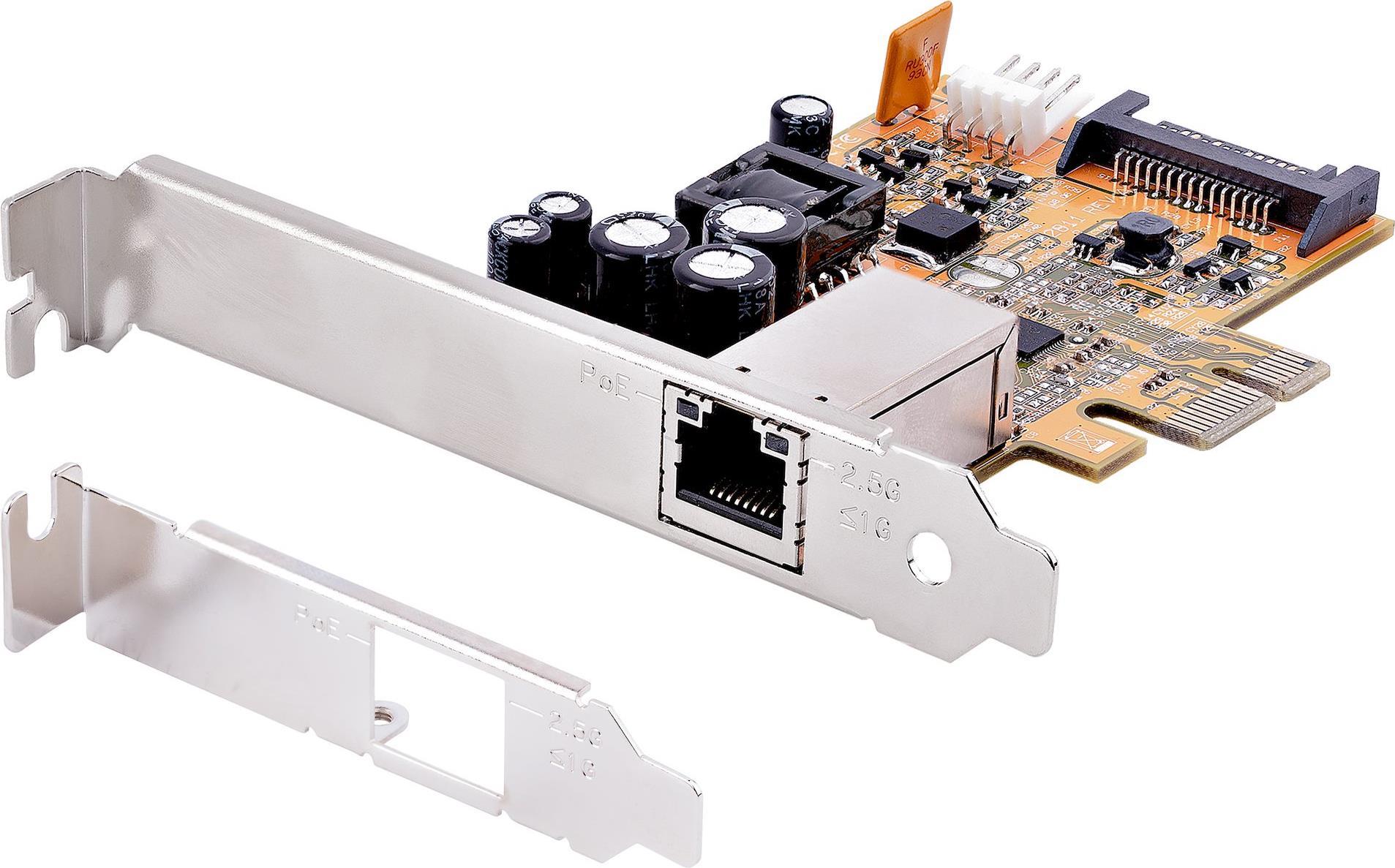 Купить StarTech.com 1 Port 2.5Gbps PoE Network Card, PCIe Ethernet Card w/RJ45 Port, 30W 802.3at PoE NIC for Desktops/Servers, Network PoE LAN Adapter w/Low-Profile Bracket Included - NBASE-T, Windows/Linux Support (ST1000PEXPS (ST1000PEXPSE) в магазине wardena.ru