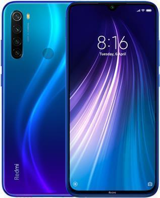 Купить Xiaomi Redmi Note 8 2021 - Smartphone - Dual-SIM - 4G LTE - 64 GB - microSD slot - 6.3" - 2340 x 1080 Pixel (409 ppi (Pixel pro" )) - RAM 4 GB - 4x x Rückkamera 13 MP Frontkamera - Android - Neptune Blue (MZB096YEU) в магазине wardena.ru