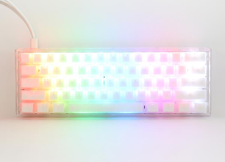 Купить Ducky One 3 Aura White Mini Gaming Tastatur, RGB LED - MX-Blue (US) (DKON2161ST-CUSPDAWWWWC1) в магазине wardena.ru