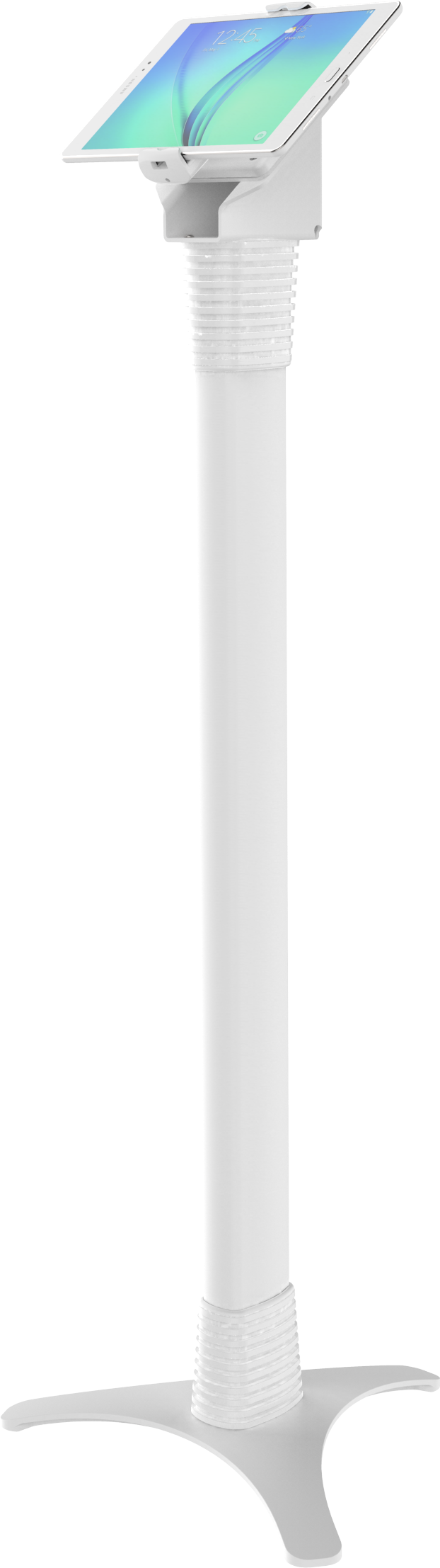 Купить Compulocks Cling Adjustable Universal Tablet Floor Stand - Aufstellung - für Tablett - verriegelbar - hochwertiges Aluminium - weiß - Bildschirmgröße: bis zu 33 cm (bis zu 33,00cm (13") ) - Bodenaufstellung (147WUCLGVWMW) в магазине wardena.ru