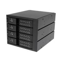 Купить StarTech.com 4 Bay Aluminum Trayless Hot Swap Mobile Rack Backplane for 8,90cm (3.5") SAS II/SATA III - 6 Gbps HDD - Mobiles Speicher-Rack mit Lüfter - 6,4 cm (2.5") - Schwarz (HSB4SATSASBA) в магазине wardena.ru