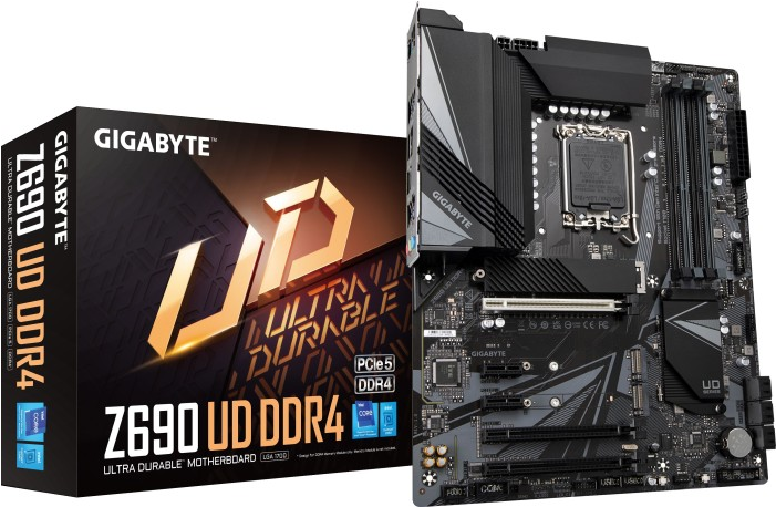 Купить Gigabyte Z690 UD DDR4 (rev. 1.0) - Intel - LGA 1700 - Intel Core i5 - Intel Core i7 - Intel Core i9 - DDR4-SDRAM - 128 GB - DIMM (Z690 UD DDR4) в магазине wardena.ru