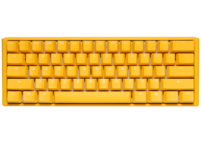Купить Ducky One 3 Yellow Mini Tastatur Gaming USB US Englisch Gelb (DKON2161ST-BUSPDYDYYYC1) в магазине wardena.ru