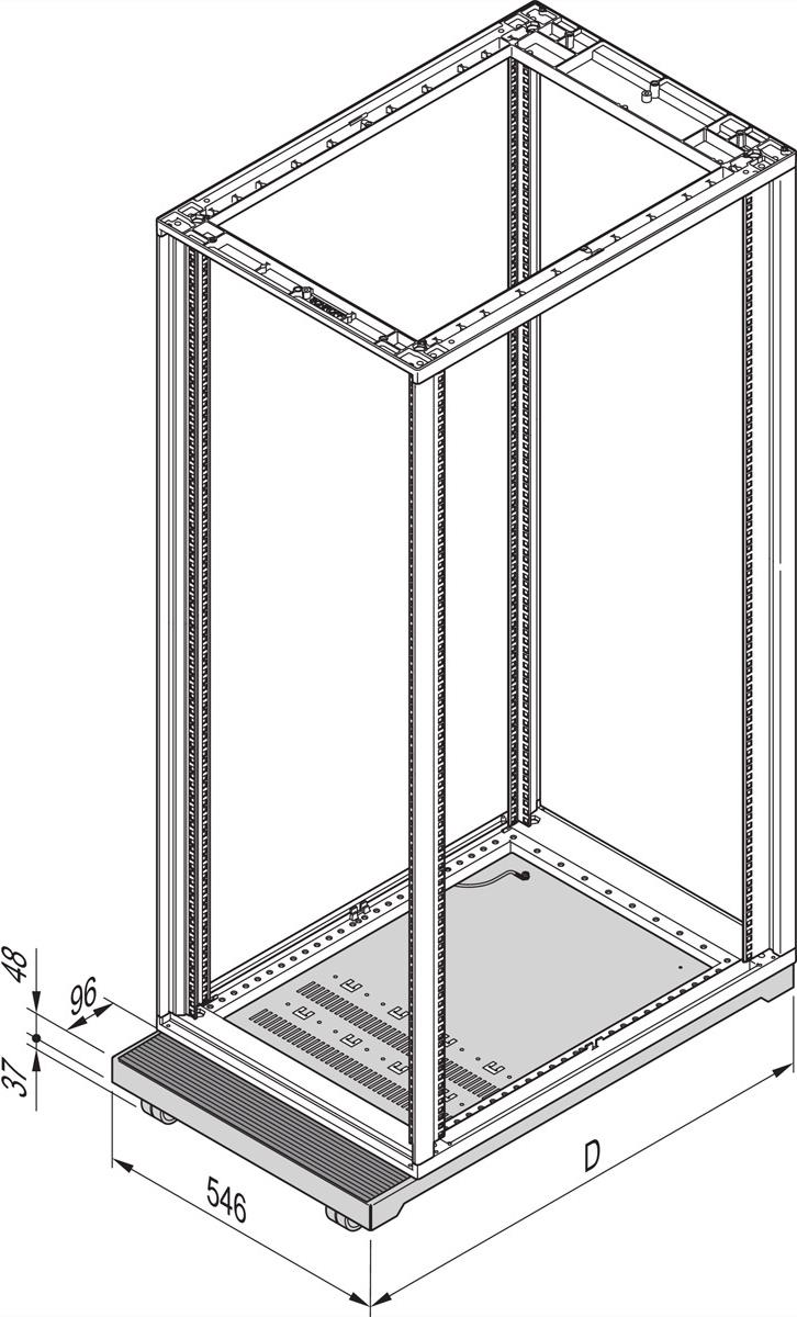 Купить SCHROFF SOCKEL FAHRBAR 500T RAL7021 (27230146) в магазине wardena.ru