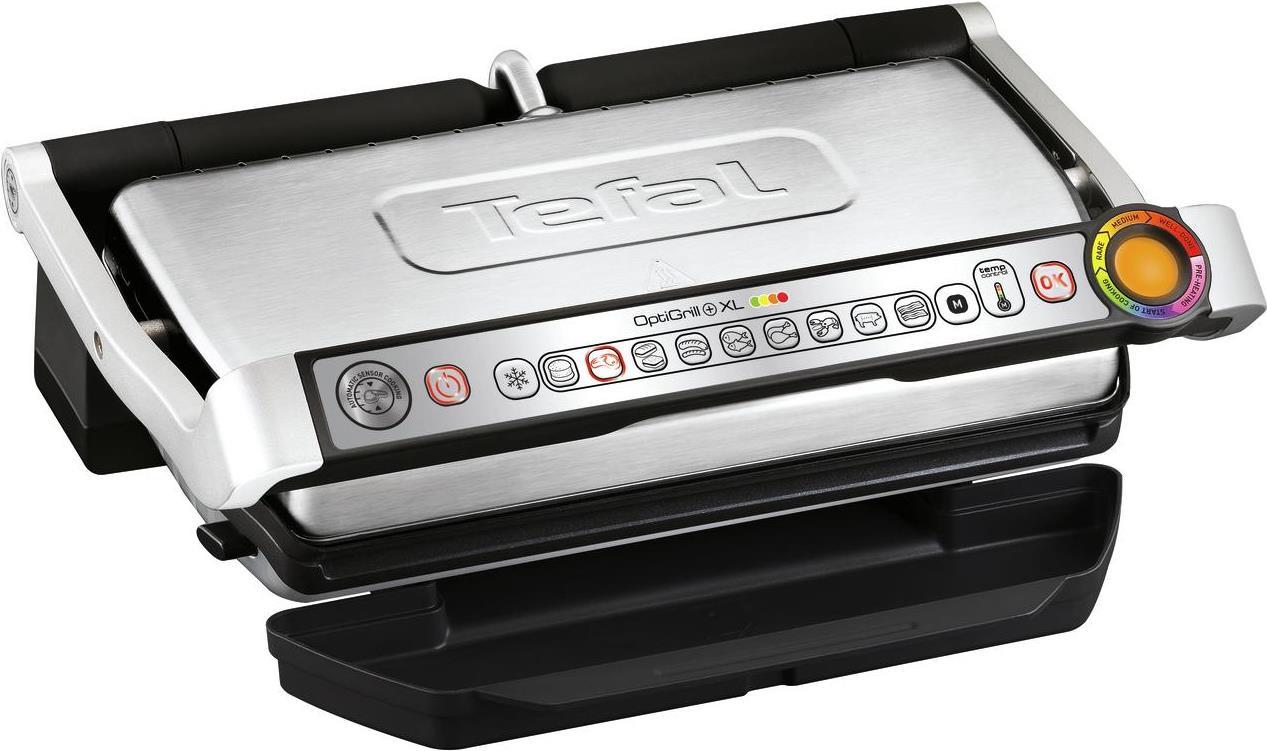 Купить Tefal GC724D - Schwarz - Metallisch - Tisch - Tasten - Rost - 400 x 200 mm - Scharnier (GC724D12) в магазине wardena.ru