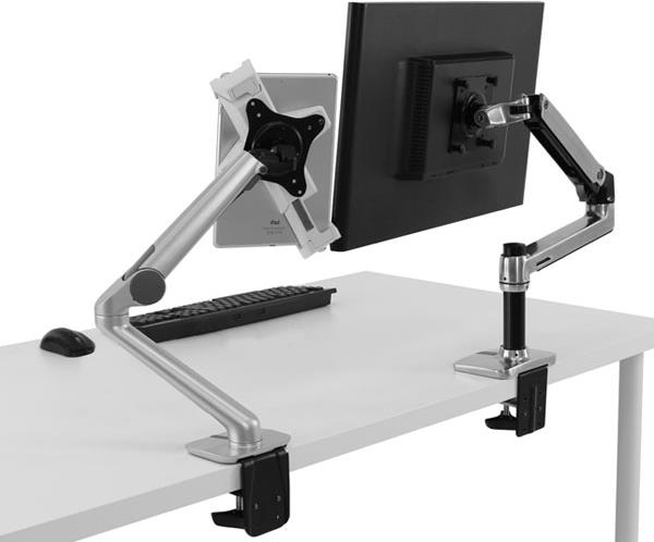 Купить Ergotron Sit-Stand Combo Arm with Worksurface - Wandhalterung für LCD-Display/Tastatur/Maus/Strichcodescanner - Kunststoff, Aluminium - Polished Aluminum - Bildschirmgröße: bis zu 61 cm (bis zu 61,00cm (24") ) (45-460-026) в магазине wardena.ru