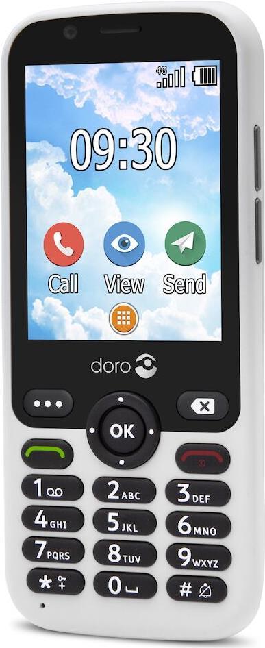 Купить Doro 7010 - Mobiltelefon - 4G LTE - microSD slot - GSM - 320 x 240 Pixel - 3 MP - weiß (380485) в магазине wardena.ru