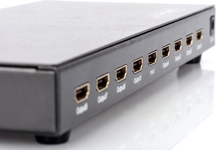 Купить DIGITUS Professional DS-43302 - Video-/Audio-Splitter - 8 x HDMI - Desktop (DS-43302) в магазине wardena.ru
