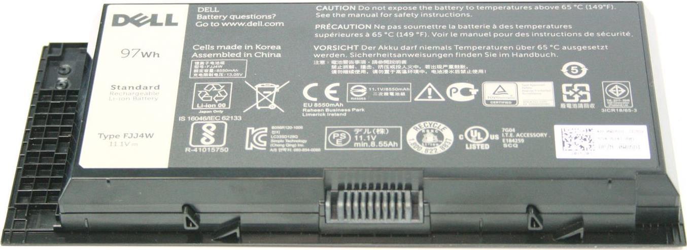 Купить Dell - Laptop-Batterie - Lithium-Ionen - 9 Zellen - 97 Wh - für Precision M4600, M4700, M6600, M6700 (WD6D1) в магазине wardena.ru