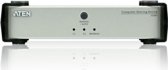 Купить ATEN Computer Sharing Device CS261 - KVM-/Audio-Switch - 1 x KVM/Audio - 2 lokale Benutzer - Desktop в магазине wardena.ru