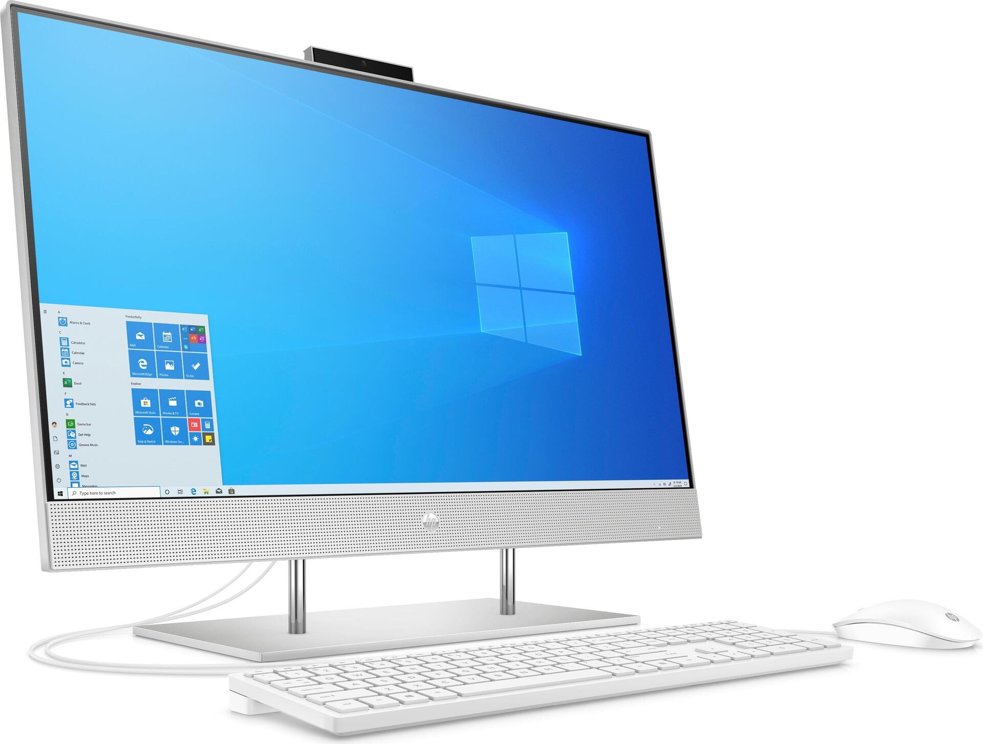 Купить HP 27-dp0001ng - All-in-One (Komplettlösung) - Ryzen 3 4300U / 2.7 GHz - RAM 8 GB - SSD 512 GB - NVMe - Radeon Vega 8 - GigE - WLAN: Wi-Fi, Bluetooth 5.0 - Win 10 Home 64-Bit - Monitor: LED 68.58 cm (27") 1920 x 1080 (Fu (9ME90EA#ABD) в магазине wardena.ru