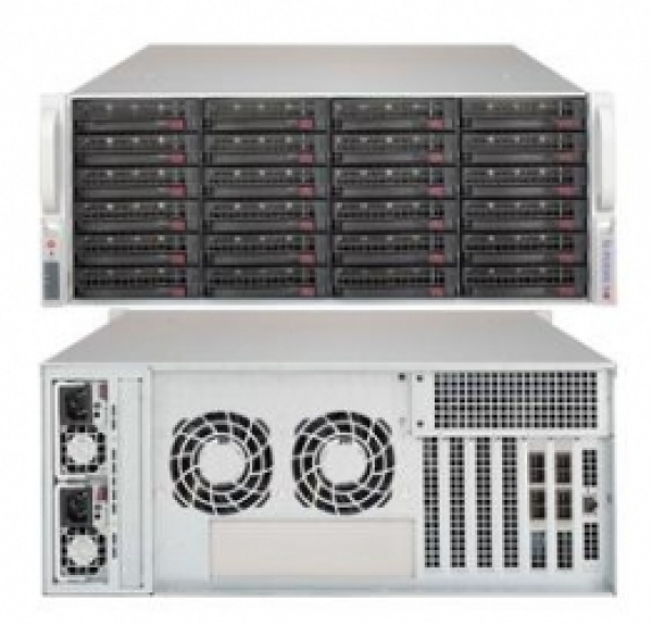 Купить Chassis Supermicro CSE-846BE2C-R609JBOD 4U 650W Redundant Hot-Swap 24xHDD SATA/SAS/NGSFF в магазине wardena.ru