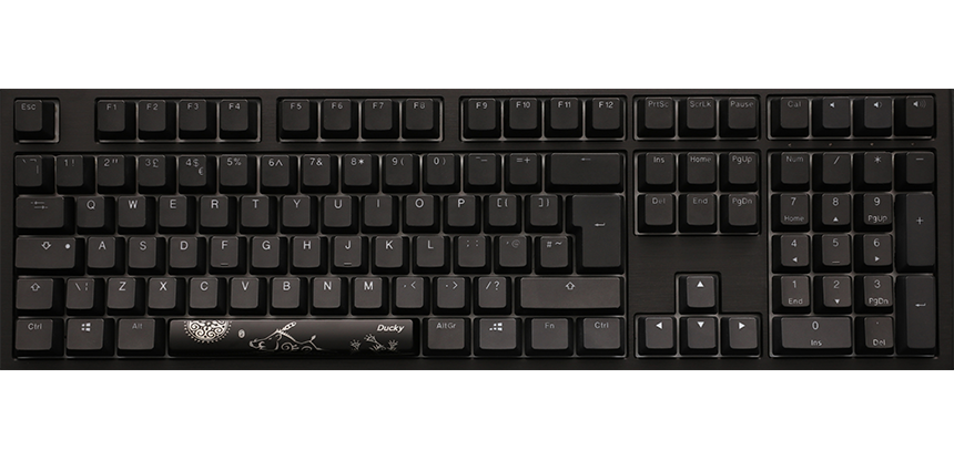 Купить Ducky Shine 7 PBT Gaming Tastatur, MX-Speed-Silver, RGB LED - gunmetal (DKSH1808ST-PDEPDAHT1) в магазине wardena.ru
