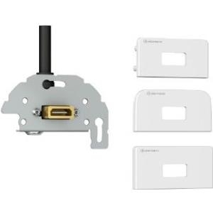 Купить Kindermann 7456000582 HDMI Schwarz - Silber - Weiß Steckdose (7456000582) в магазине wardena.ru