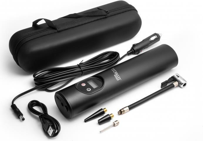 Купить Technaxx 4906 Kompressor 8 bar Aufbewahrungs-Box/-Tasche, Digitales Display, Inkl. 1 Akku, mit Arbeitslampe, Automatische Abschaltung, 12 und 230 V ladebar (4906) в магазине wardena.ru