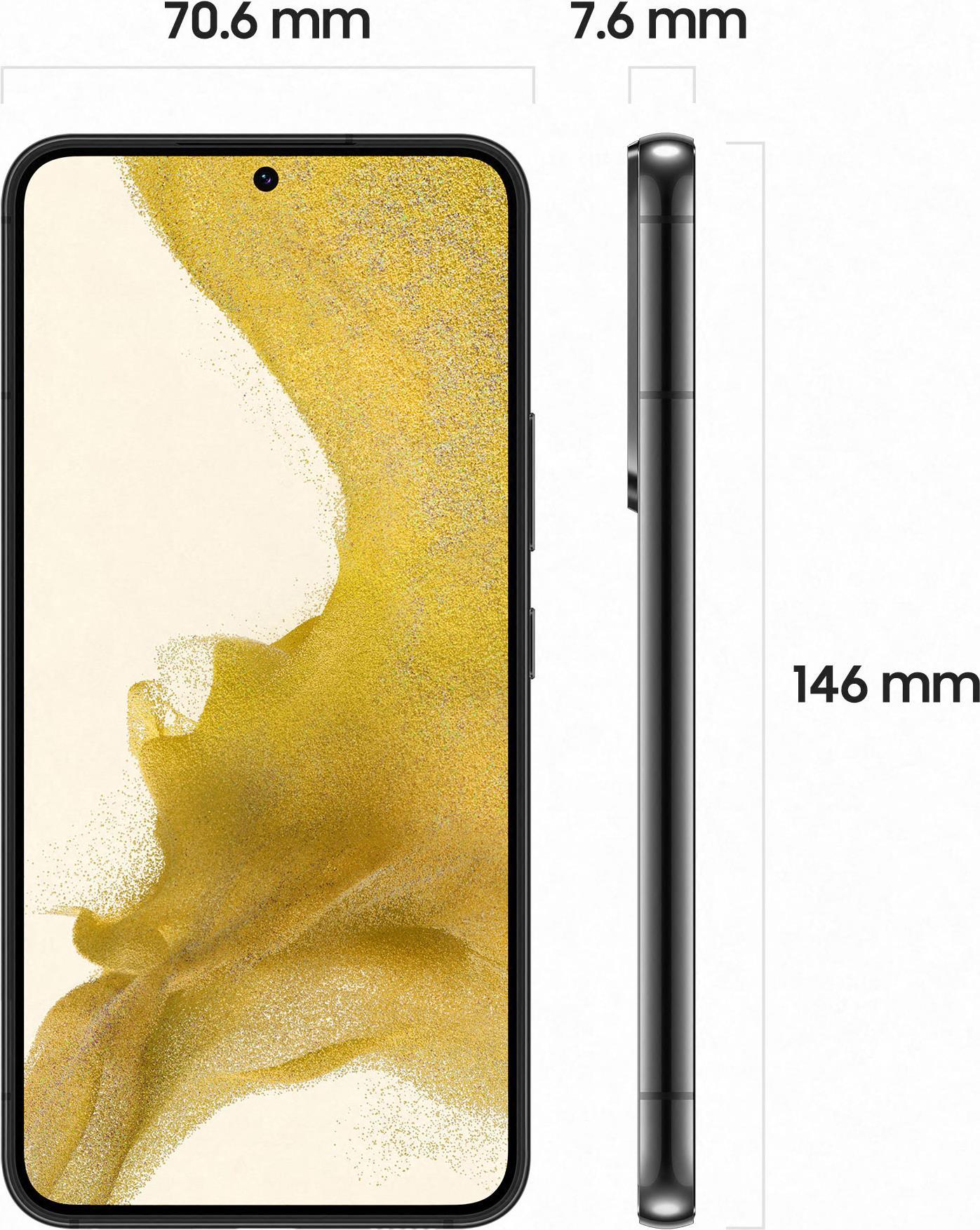 Купить Samsung Galaxy S22 - 5G Smartphone - Dual-SIM - RAM 8 GB / 256 GB - OLED-Display - 6.1" - 2340 x 1080 Pixel (120 Hz) - Triple-Kamera 50 MP, 12 MP, 10 MP - front camera 10 MP - Phantomschwarz (SM-S901BZKGEUB) в магазине wardena.ru