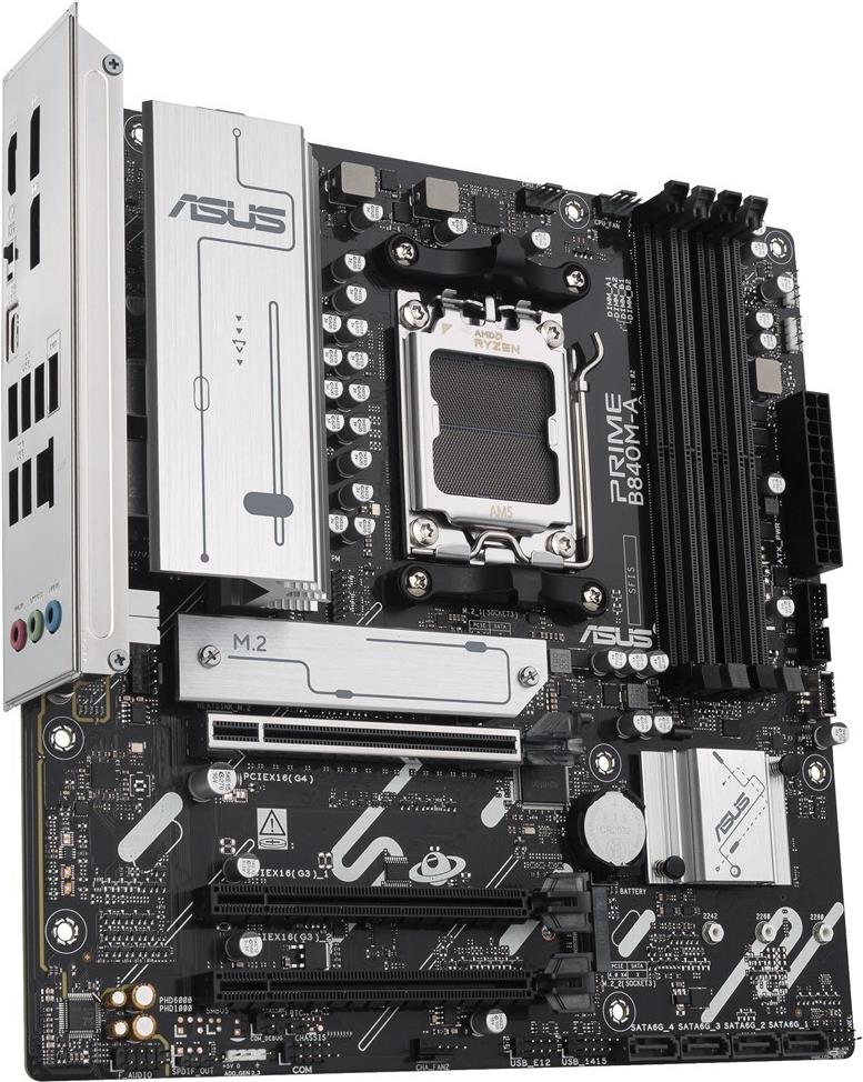 Купить ASUS MB ASUS AMD AM5 PRIME B840M-A-CSM - AMD Sockel AM5 (Ryzen Zen4) - Micro/Mini/Flex-ATX (90MB1J10-M0EAYC) в магазине wardena.ru