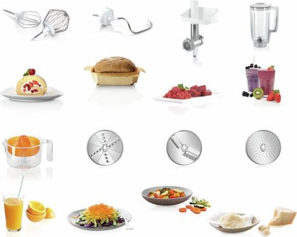 Купить Bosch MUM58258 - 3,9 l - Weiß - Tasten - CE - Eurázsiai - Ukraine - VDE - Edelstahl - Kunststoff (MUM 58258) в магазине wardena.ru