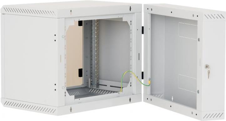 Купить TRITON 48,30cm (19") Wandverteiler RBA, zweiteilig, 4 HE (T)615 mm Stahlkonstruktion mit Vollglastür, flexible Türöffnung (RBA-04-AD6-CAX-) в магазине wardena.ru