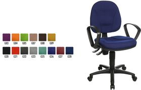 Купить Topstar Bürostuhl "Point 25,40cm (10"), Stoff: schwarz, Polyester Sitzmaße: (B)450 x (T)440 x (H)420 - 550 mm, Lehnenhöhe: (PO10 G20) в магазине wardena.ru