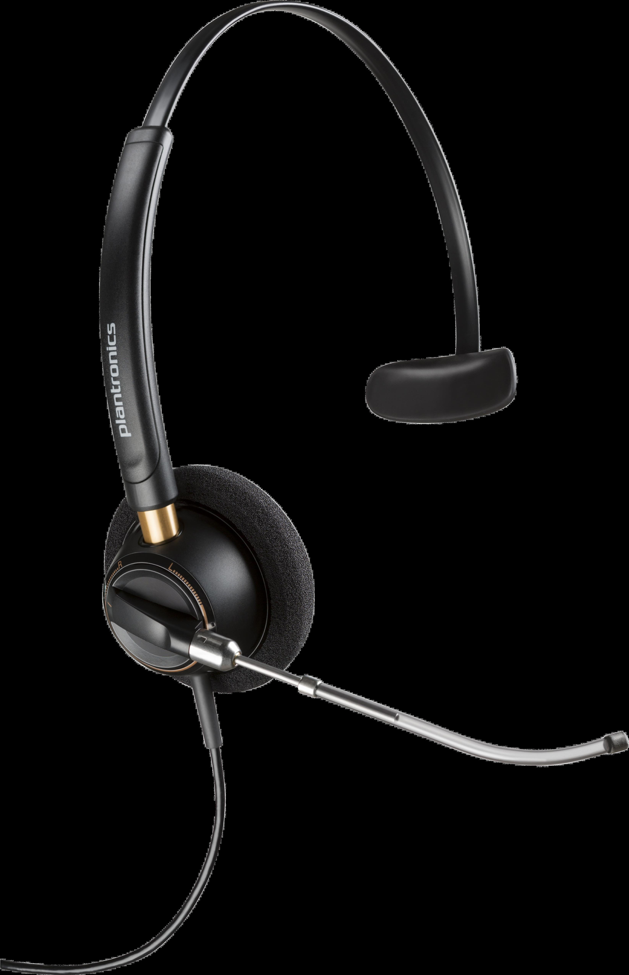 Купить HP Poly EncorePro HW510V Headset - Kabelgebunden - Anrufe/Musik - 52 g - Kopfhörer - Schwarz (783Q4AA#ABB) в магазине wardena.ru