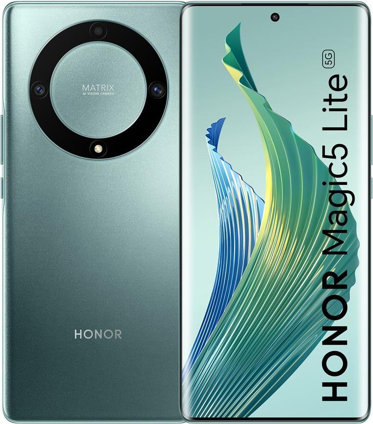 Купить Honor Magic5 Lite 5G 256GB, 8GB RAM, Emerald Green (5109ARUL) в магазине wardena.ru