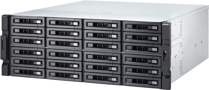 Купить QNAP TS-h2483XU-RP - NAS-Server - 24 Schächte - Rack - einbaufähig - SATA 6Gb/s - RAID 0, 1, 5, 6, 10, 50, JBOD, 5 Hot Spare, 6 Hot Spare, 60, 10-Hot-Spare, RAID TP - RAM 128 GB - Gigabit Ethernet / 10 Gigabit Ethernet / (TS-H2483XU-RP-E2236-128G) в магазине wardena.ru