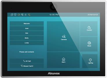 Купить Akuvox IT83A Touchscreen-Monitor 25,4 cm (10" ) 1280 x 800 Pixel Schwarz (IT83A) в магазине wardena.ru