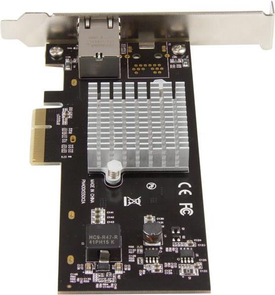 Купить StarTech.com 1 Port 10G Ethernet PCI Express Netzwerkkarte - 10GbE NIC mit Intel X550-AT Chip - 10GBase-T / NBASE-T Compliant - Netzwerkadapter - PCIe 2.0 Low-Profile - 10Gb Ethernet x 1 - Schwarz (ST10000SPEXI) в магазине wardena.ru