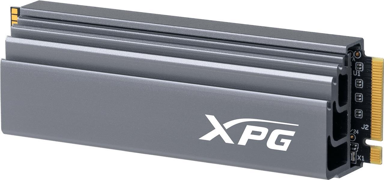 Купить ADATA XPG GAMMIX S70 - SSD - 2TB - intern - M.2 2280 - PCI Express 4,0 x4 (NVMe) - 256-Bit-AES - integrierter Kühlkörper (AGAMMIXS70-2T-C) в магазине wardena.ru
