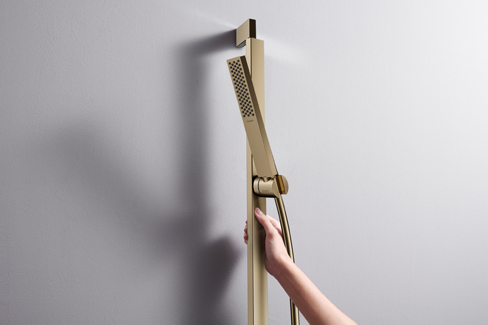 Купить Hansgrohe Pulsify E Ручной душ 1jet Green бронза матовая 24321140 в магазине wardena.ru