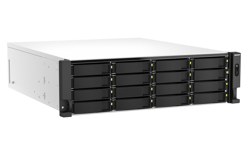 Купить QNAP TS-H2287XU-RP - NAS-Server - 22 Schächte - Rack - einbaufähig - SATA 6Gb/s - RAID 0, 1, 5, 6, 10, 50, JBOD, 60 - RAM 64 GB - 2.5 Gigabit Ethernet / 10 Gigabit Ethernet - iSCSI Support - 3U (TS-H2287XU-RP-E2378-64G) в магазине wardena.ru
