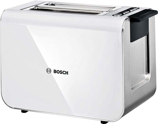 Купить Bosch Styline TAT8611 - Toaster - elektrisch - 2 Scheibe - Weiß/Anthrazit в магазине wardena.ru