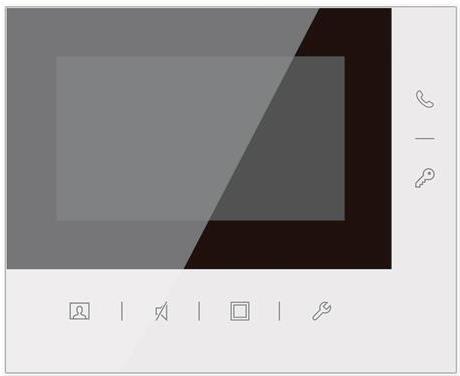 Купить BUSCH JAEGER BJ Innenstation Video 4.3" M22483-W-03 (2TMA200050W0011) в магазине wardena.ru